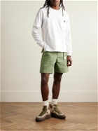Sacai - Carhartt WIP Wide-Leg Belted Cotton-Canvas Shorts - Green