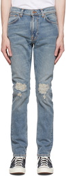 Nudie Jeans Blue Lean Dean Jeans