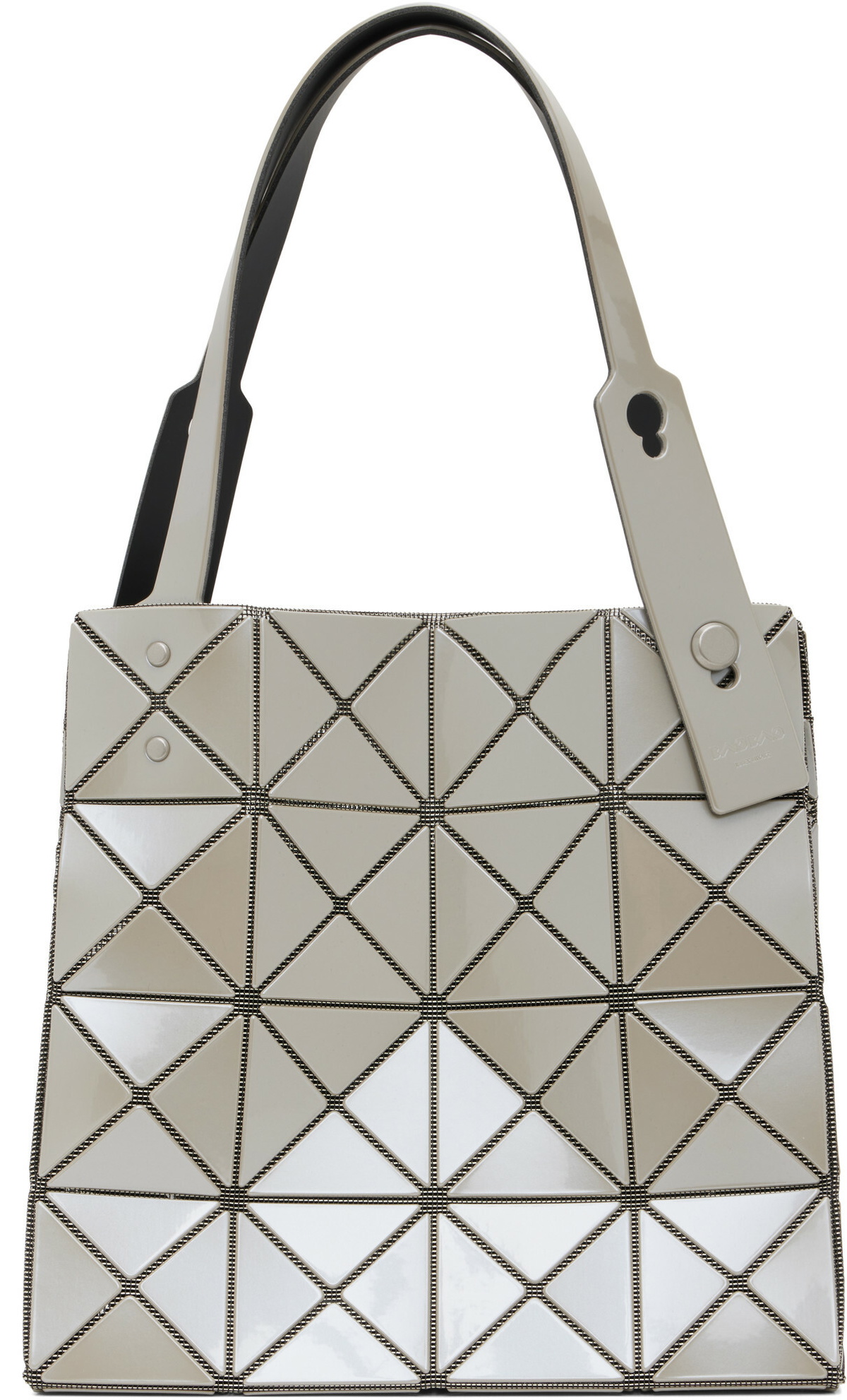 BAO BAO ISSEY MIYAKE Gray Carat Bag