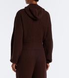 Sportmax Ribbed-knit wool and cashmere cardigan