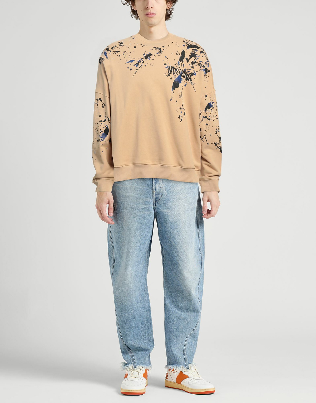 Moschino Mens Sweatshirt Sand
