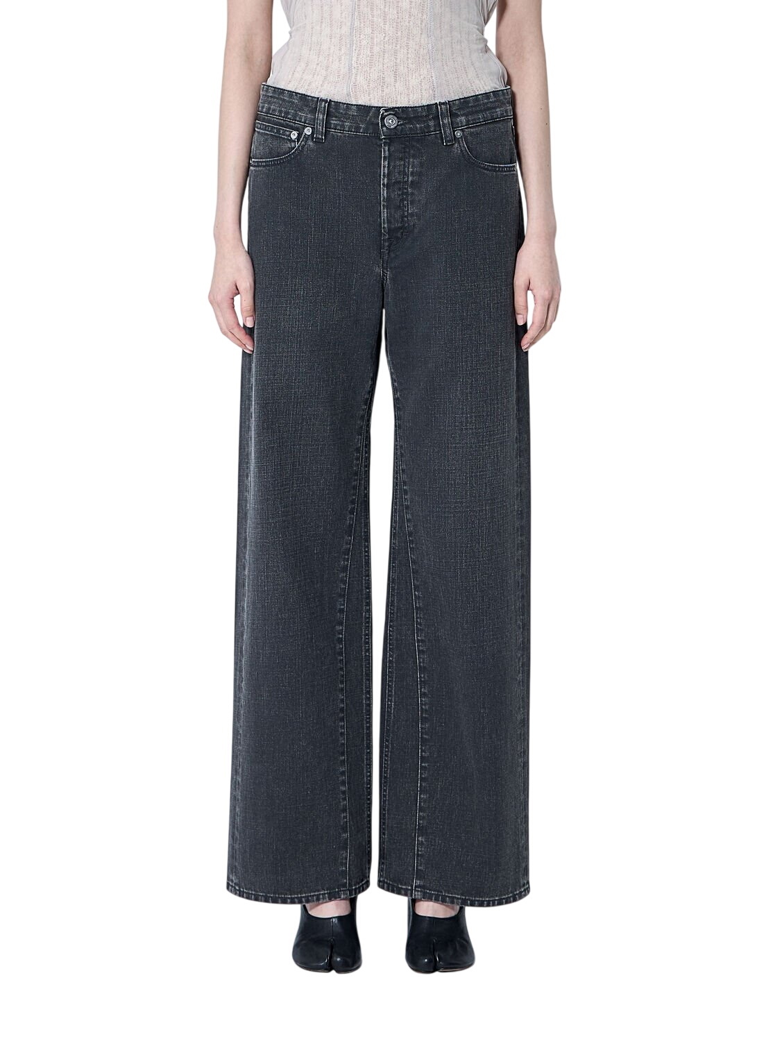 Our Legacy Women's Treble Cut in Shadow Wash Denim Our Legacy