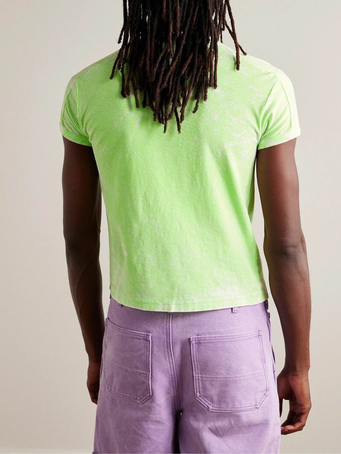 Acne Studios - Harriet Brown & Co. Inc. Cropped Flocked Cotton and