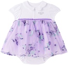 ANNA SUI MINI SSENSE Exclusive Baby Purple & White Mermaid Dress