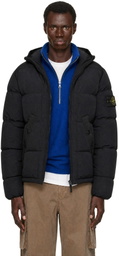Stone Island Black 4100019 Nylon Metal Down Jacket