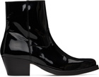 Ernest W. Baker Black Western Boots