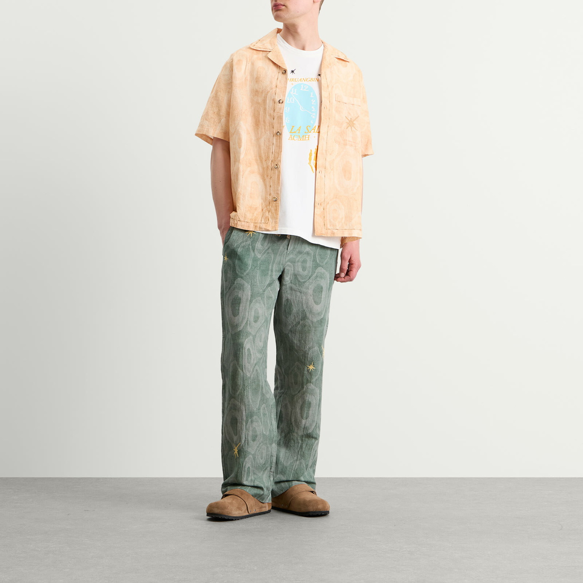 ACMH by Magic Castles Men's x Khruangbin Slack Pant in Forest Green