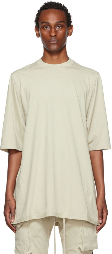 Photo: Rick Owens Drkshdw Off-White Jumbo T-Shirt