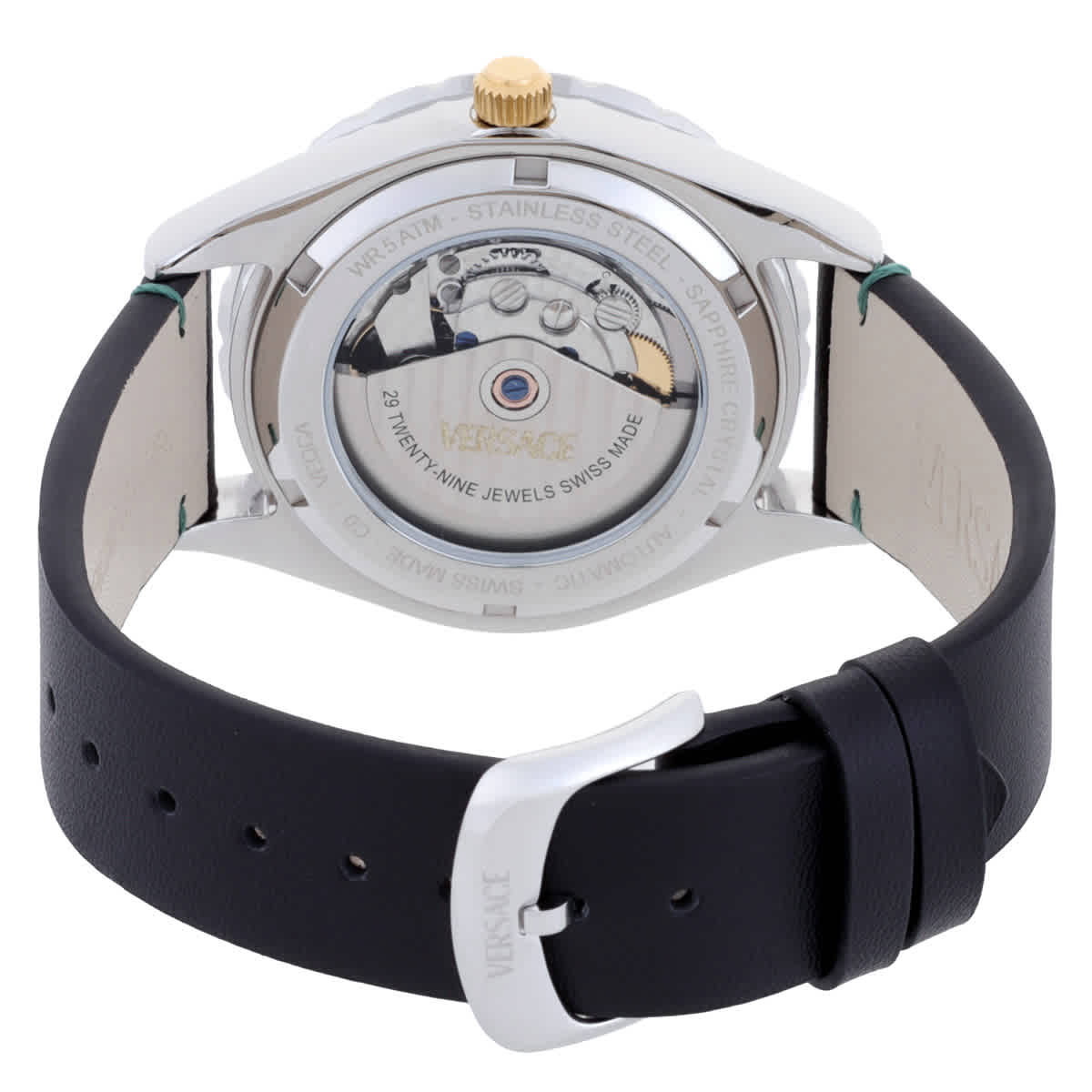 Versace Hellenyium Automatic Green Dial Mens Watch VEQCA0124 Versace