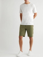 Paul Smith - Straight-Leg Cotton-Jersey Drawstring Shorts - Green