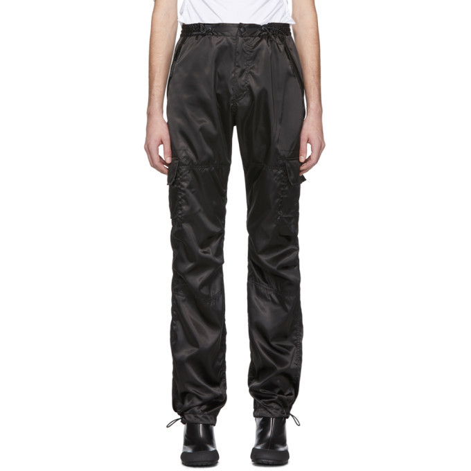 Photo: Ottolinger Black Nylon Cargo Pants