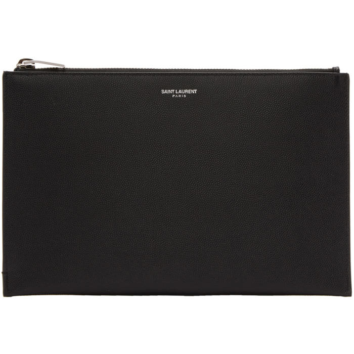 Photo: Saint Laurent Black Mini Tablet Holder 