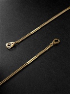 Foundrae - Strength Sister Hook Gold Diamond Pendant Necklace