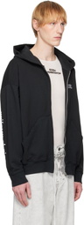 032c Black Routine Zip Hoodie