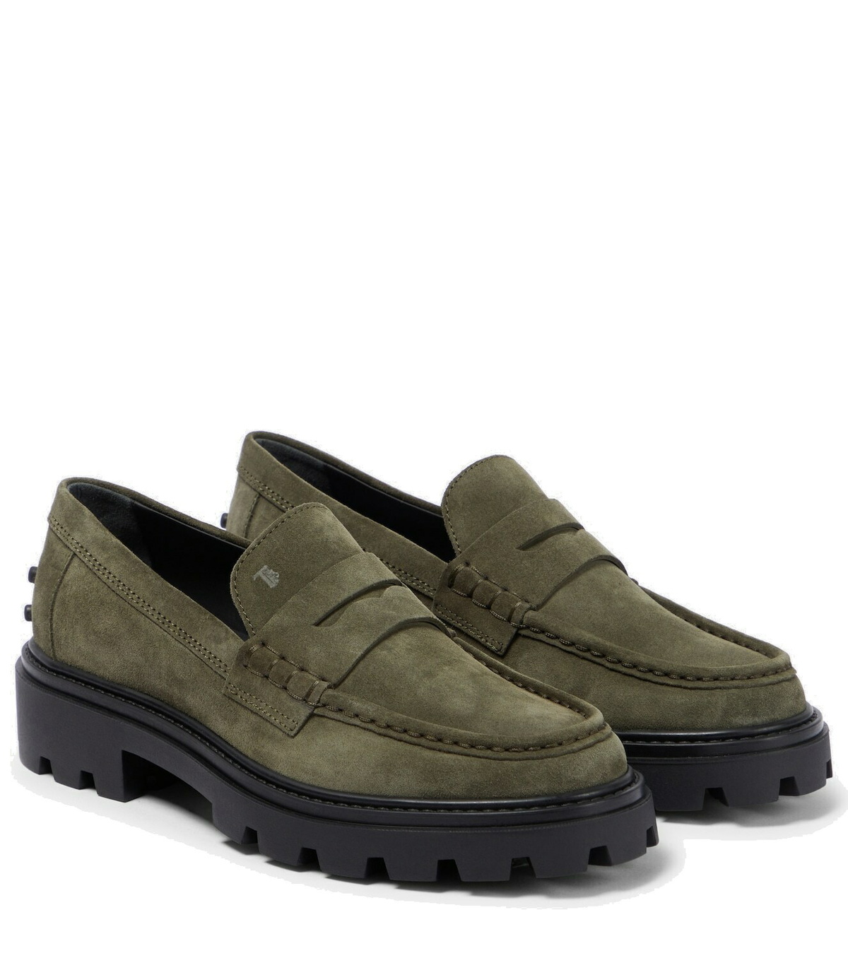tod's platform loafers
