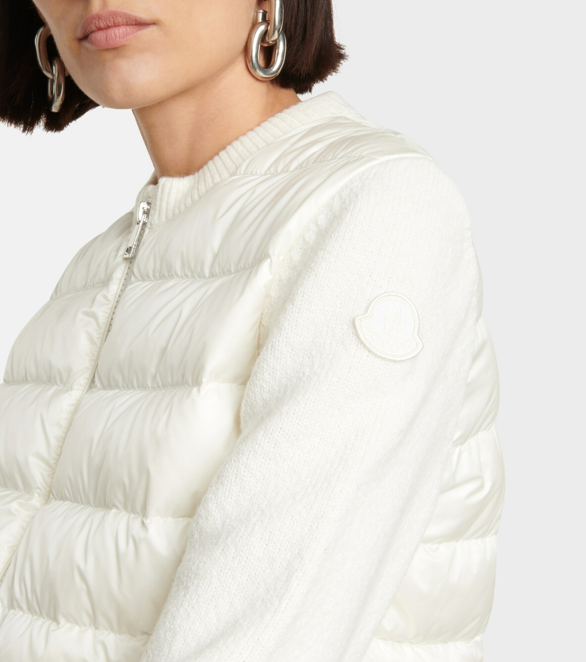 Moncler - Zipped padded down cardigan Moncler