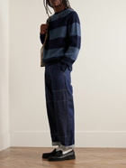 YMC - Striped Wool Sweater - Blue