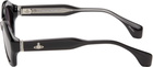 Vivienne Westwood Black Zephyr Sunglasses