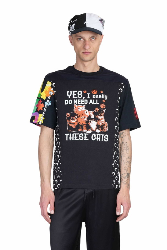 Photo: Marine Serre T-shirt In Black Cotton