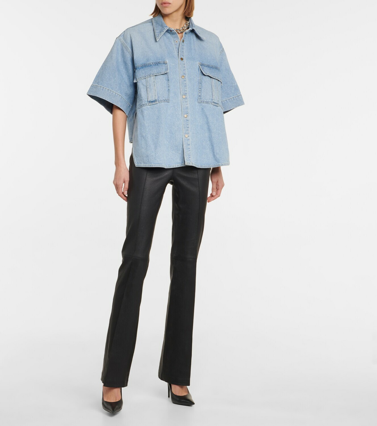 Petar Petrov Elvin oversized denim shirt