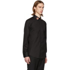 Dolce and Gabbana Black Crown Martini Fit Shirt