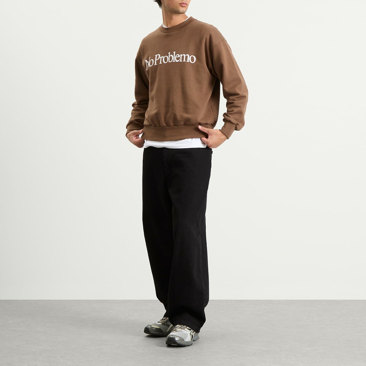 No Problemo Men's Sweatshirt in Brown