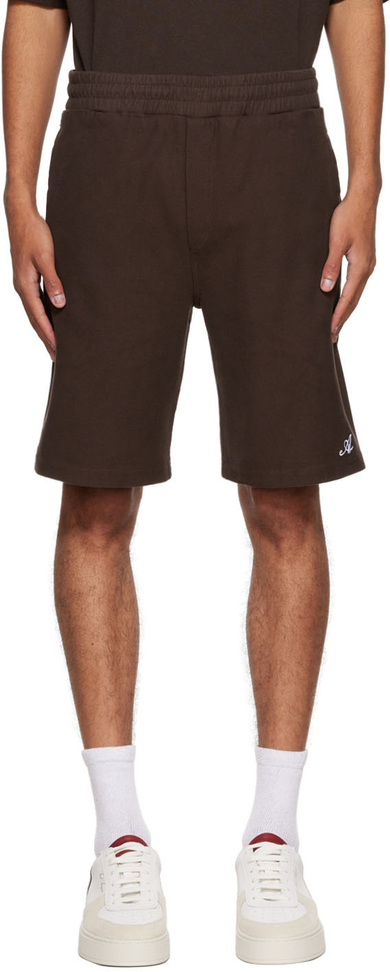 Axel Arigato Brown Signature Shorts Axel Arigato