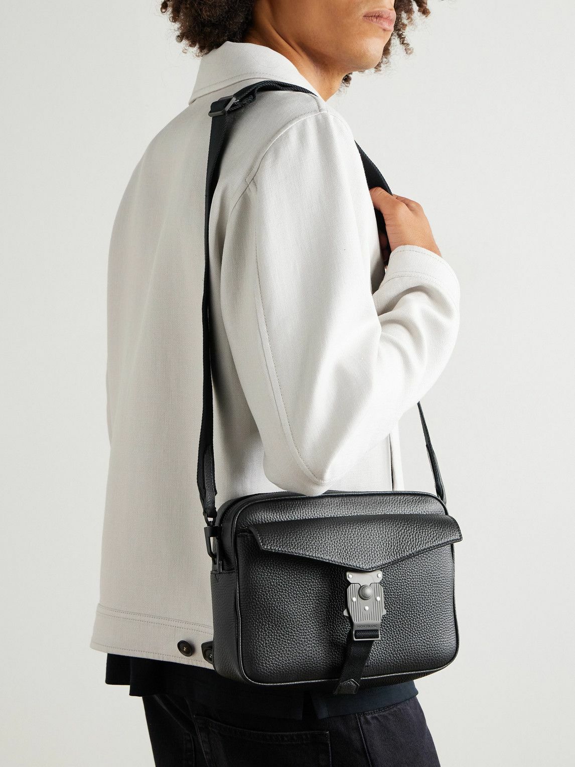 Montblanc - MLock 4810 Full-Grain Leather Messenger Bag