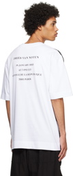 Dries Van Noten White Screen Print T-Shirt