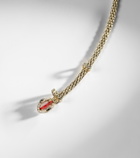 Yvonne Léon Python Mini 9kt gold bracelet with diamonds and enamel