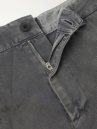 Enfants Riches Déprimés - Antique Work Straight-Leg Distressed Cotton Trousers - Gray