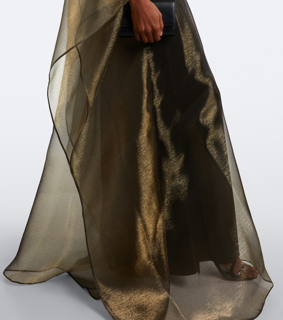 Taller Marmo Sphinx draped organza kaftan