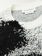 Alexander McQueen - Jacquard-Knit Sweater - Black