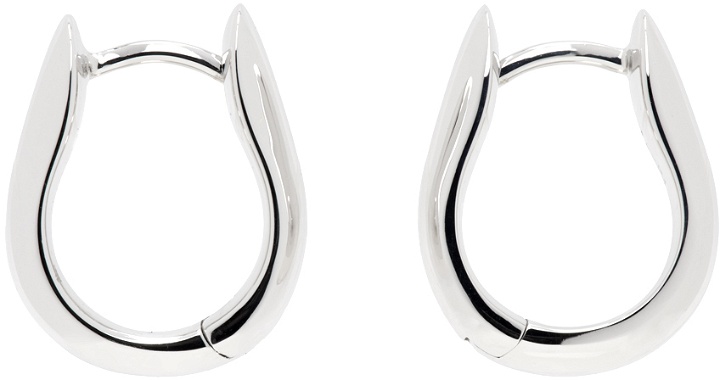 Photo: Tom Wood Silver Oyster Hoops Small Earrings
