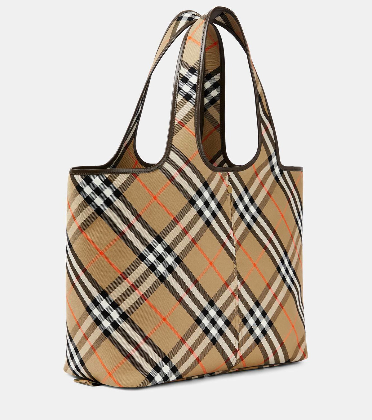 Burberry Burberry Check Medium canvas tote bag