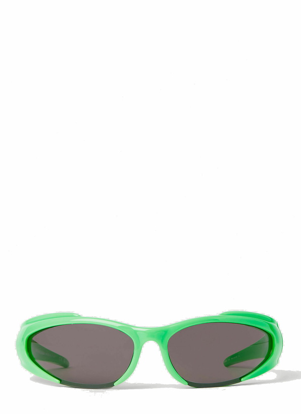 Photo: Balenciaga - Reverse Xpander Sunglasses in Green