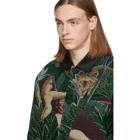 Kenzo Green Jacquard Memento Jacket