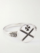 Enfants Riches Déprimés - X Sterling Silver Ring - Silver