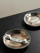 L'Objet - Ruan Hoffmann Wifi Off Painted Earthenware Plate
