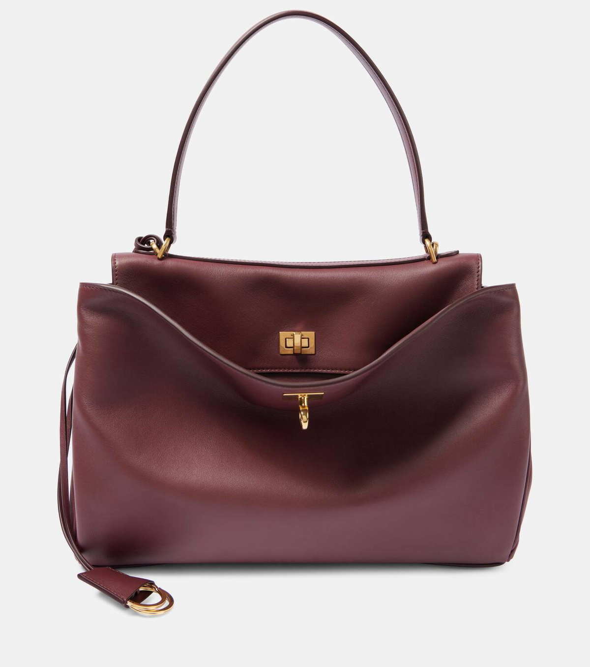 Balenciaga Rodeo leather tote bag