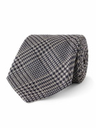 Anderson & Sheppard - 9cm Checked Silk and Wool-Blend Tie