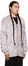 RTA White Button Cardigan
