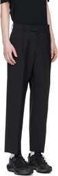 Goldwin Black One Tuck Trousers