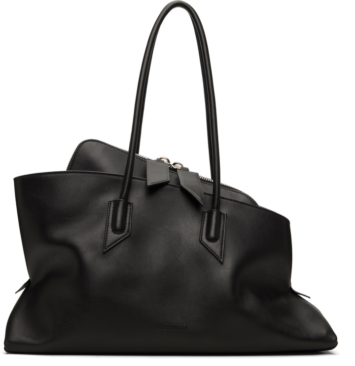 Photo: The Attico Black 'La Passeggiata' Medium Top Handle Bag