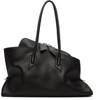 The Attico Black 'La Passeggiata' Medium Top Handle Bag