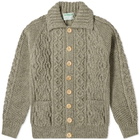Inverallan Men's 3A Lumber Cardigan in Bracken