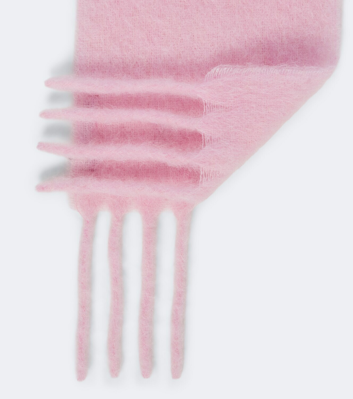 Acne Studios Fringed alpaca, wool, and mohair-blend scarf