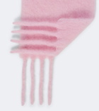 Acne Studios Fringed alpaca, wool, and mohair-blend scarf