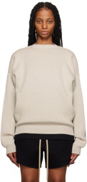 Fear of God Gray Crewneck Sweater