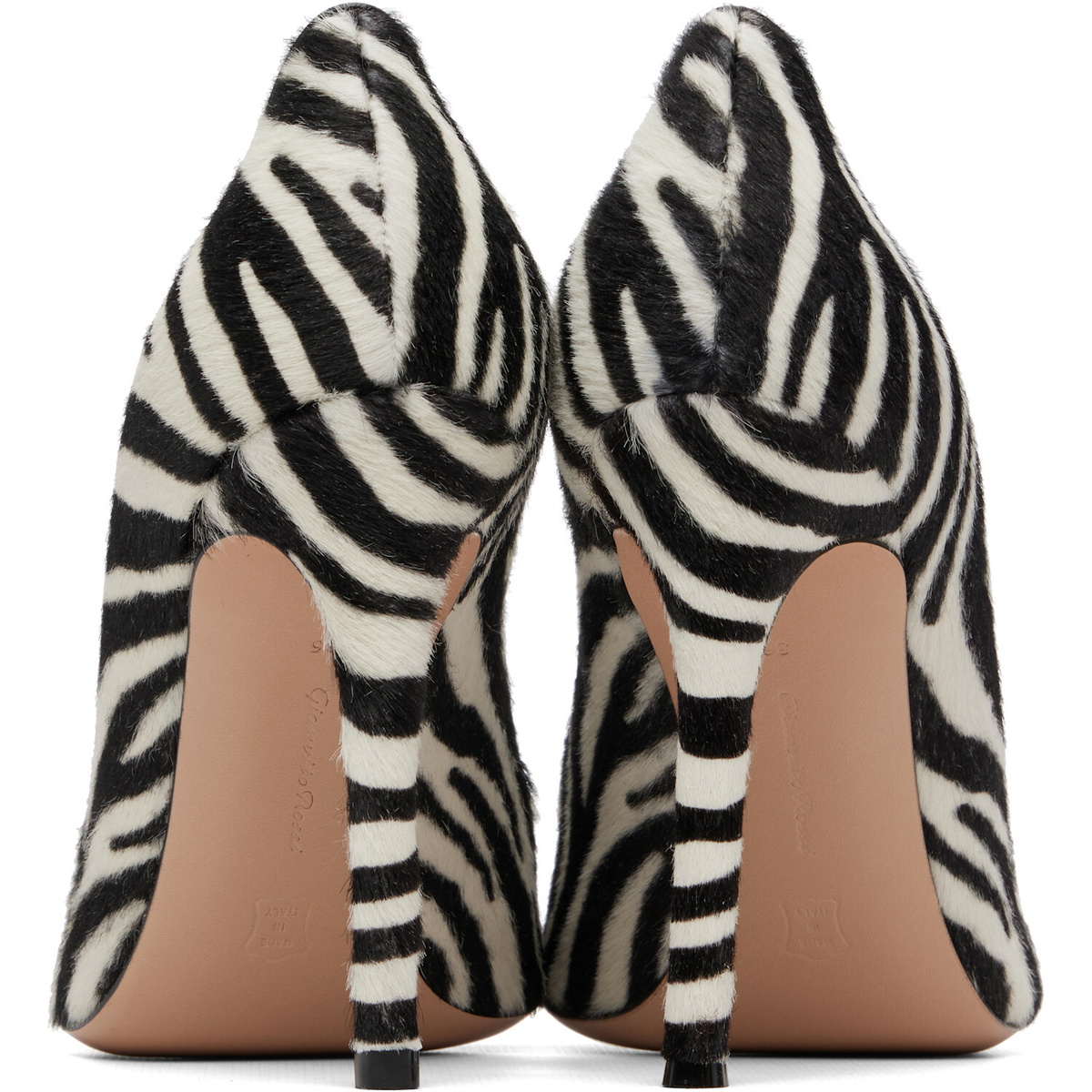 Gianvito Rossi Black & White Gianvito 105 Heels